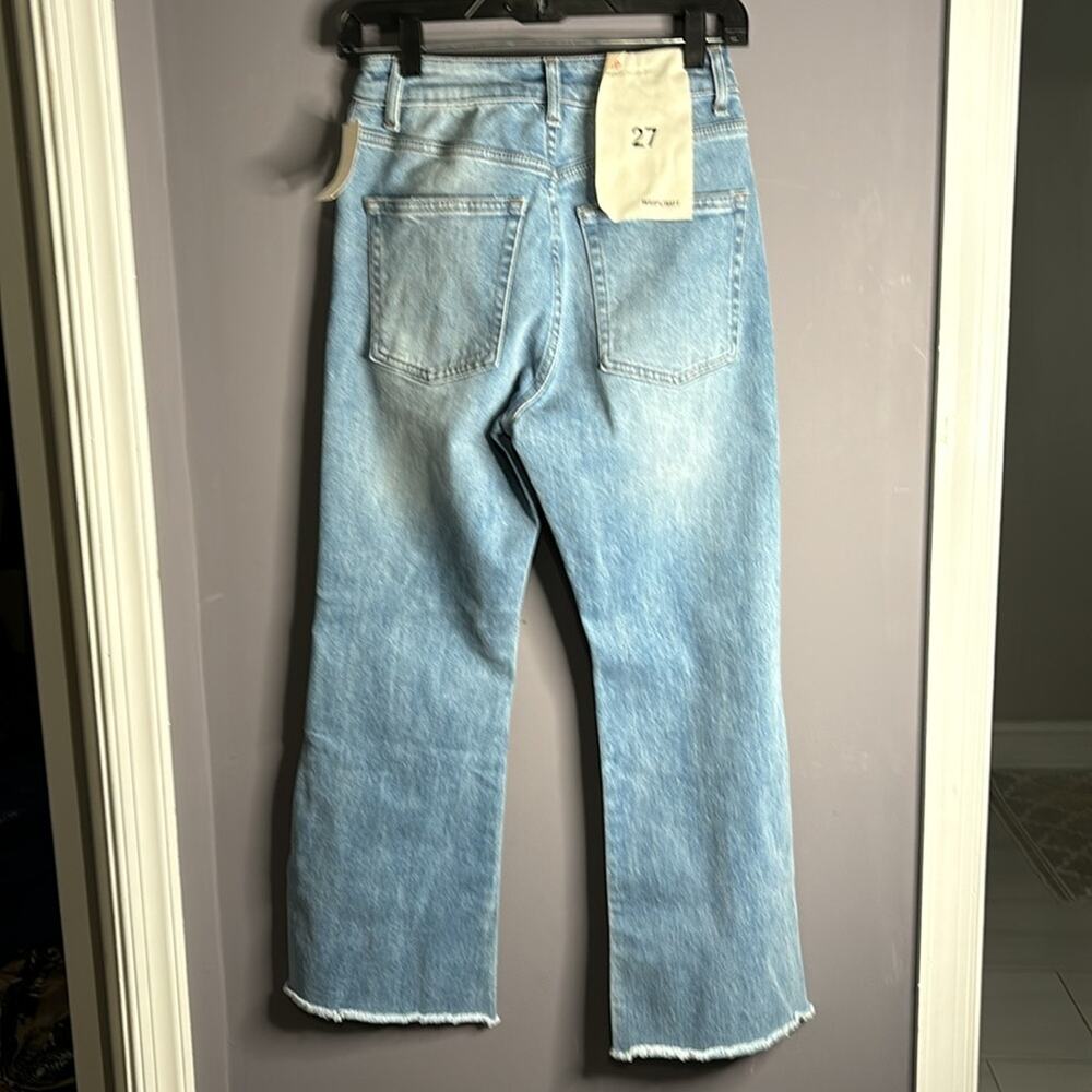 Warp + Weft Palm Sprint Bootcut High Rise Light Wash Jeans 27x26 - Picture 5 of 8